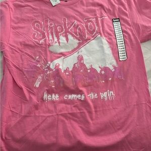 Spencer's Pink Slipknot Graphic Tee